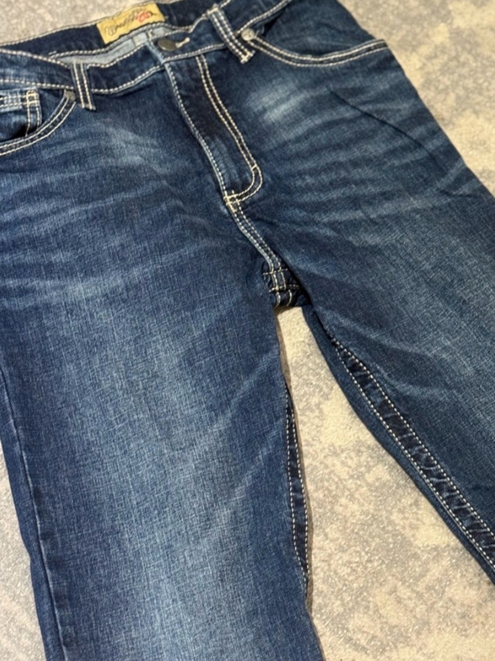 Wrangler 20X Indigo 18 Slim Blue Straight Jeans - Picture 3 of 7